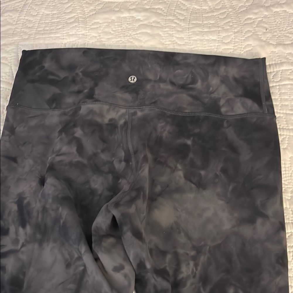 Lululemon Black Patterned Leggings